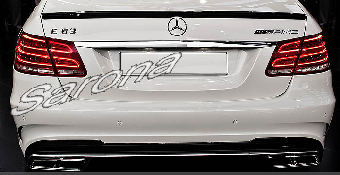 Custom Mercedes E Class  Sedan Rear Bumper (2014 - 2016) - $890.00 (Part #MB-080-RB)